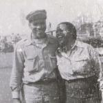 Franz and First Wife Maxine Overseas in the USO